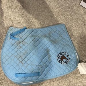 Boots and saddle  saddle pad